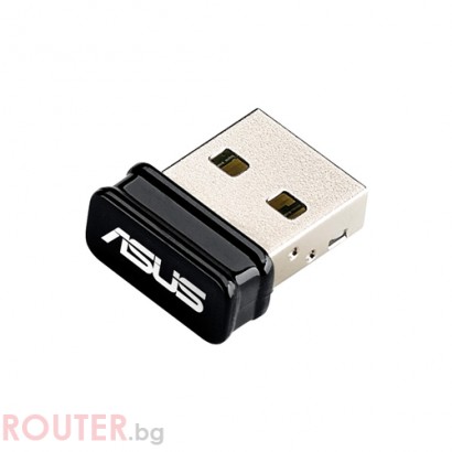 Безжична мрежова карта ASUS USB-N10 Nano USB 2.0 150 Mbps