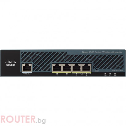 Контролер за управление на Аксес Пойнти CISCO AIR-CT2504-25-K9 2504 Wireless Controller with 25 AP Licenses