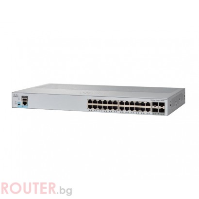 Мрежов суич CISCO Catalyst 2960L 24 port GigE