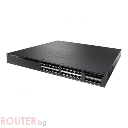 Мрежов суич CISCO Catalyst 3650 24-Port PoE 4x1G