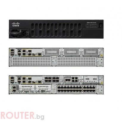 Рутер CISCO ISR 4351 (3GE, 3NIM, 2SM, 4G FLASH, 4G DRAM, IPB)