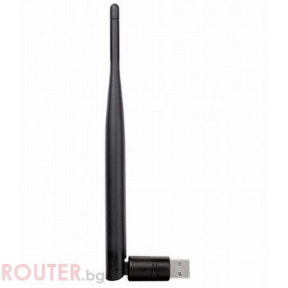 Мрежово устройство D-LINK Wireless N 150 High Gain USB Adapter