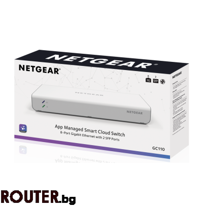 Мрежов суич NETGEAR GC110P 8x port