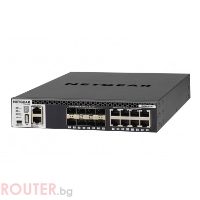 Мрежов суич NETGEAR M4300-8X8F MANAGED 8x10GBASE-T, 8xSFP+