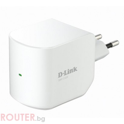 Безжичен Range Extender D-Link DAP-1320, N 300