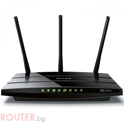 Рутер TP-LINK ARCHER C1200 AC1200 Dual Band Wireless Gigabit Router, 867Mbps + 300Mbps
