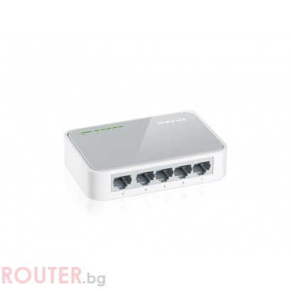 Суич TP-LINK TL-SF1005D, 5 портов, 10/100Mbps