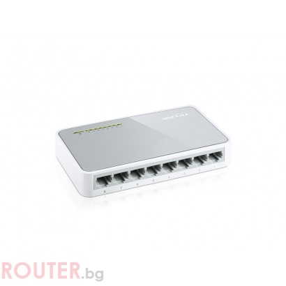 Суич TP-LINK TL-SF1008D, 8 портов, 10/100Mbps