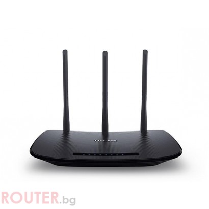 Рутер TP-LINK TL-WR940N безжичен  450MBps три антени