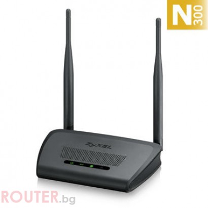 Рутер ZYXEL NBG 418NV2 безжичен рутер 300 Mbit 2x5 dBi антени