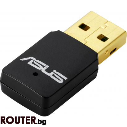 ASUS Безжичен адаптер USB-N13 C1, Wireless-N300 USB Adapter