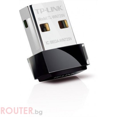 Безжична мрежова карта TP-LINK TL-WN725N USB 150Mbps