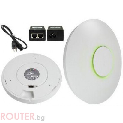 Access Point UniFi UAP-LR 2.4GHz 300Mbit 27dBm PoE+, вътр. монтаж