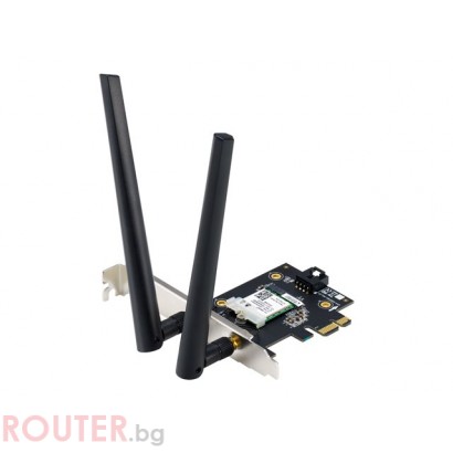Мрежово устройство Asus Pce-ax1800 Dual-band Wifi 6 802.11ax Bluetooth 5.2 Pcie Adapter 90IG07A0-MO0B00