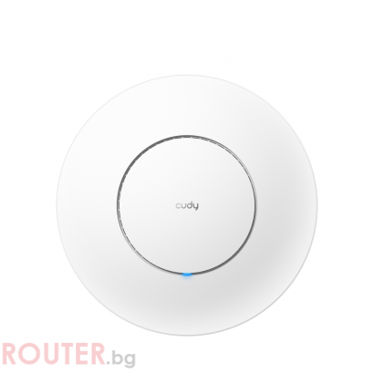 Access Point Cudy AP3000, AX3000, 2.4/5 GHz, 571 - 2402 Mbps, 1× 2.5 Gbps, PoE Adapter