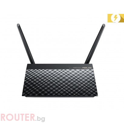 Безжичен рутер ASUS RT-AC51U, Двубандов AC750, 300+433 Mbps, USB