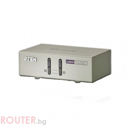 KVMP превключвател, ATEN CS72U, 2-портов, USB, VGA, Audio