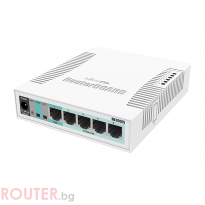 Рутер MikroTik MikroTik RB260GS CSS106-5G-1SR2