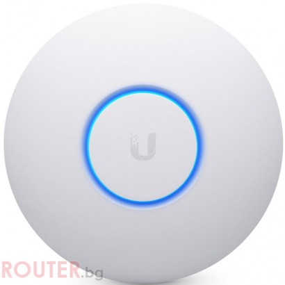 Access Point Ubiquity UniFi nanoHD, 2.4/5 GHz, 300 - 1733Mbps, 4x4MIMO, PoE, Бял