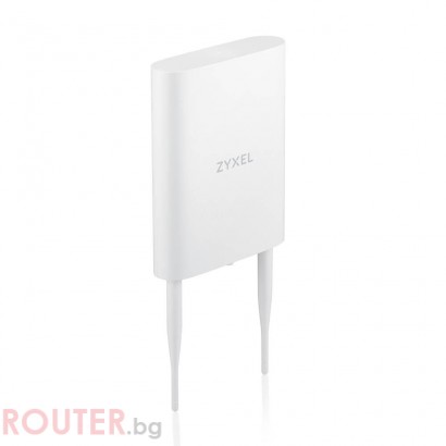 Безжична точка за достъп ZYXEL NWA55AX, WiFi6, AX1800, PoE, за външен монтаж