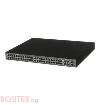 Суич ZYXEL GS1920-48, 44х GbE порта, 4х Combo порта SFP/RJ-45, управляем, за монтаж в шкаф