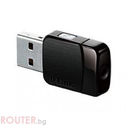 Безжичен Wireless адаптер D-Link, Dual band, AC600 MU-MIMO, 2.4GHz
