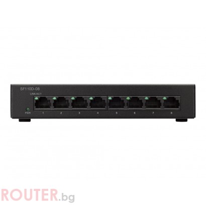 Мрежов суич CISCO SF110D-08 8-Port 