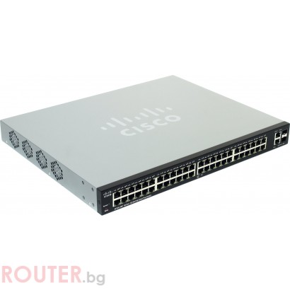 CISCO SF220-48 48-Port 10/100 PoE Smart Plus