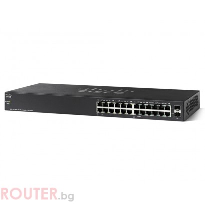 Мрежов суич CISCO SG110-24HP 24-Port PoE