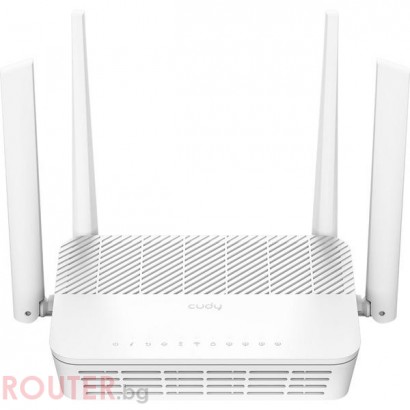 Безжичен рутер Cudy GP3000V,xPon, WiFi6, AX3000, 4xGigabit RJ45, 1xRJ11