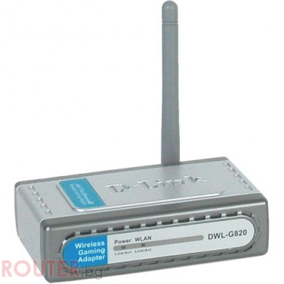 D-Link DWL-G820 Wireless Gaming Adapter, 802.11g, 108Mbps 