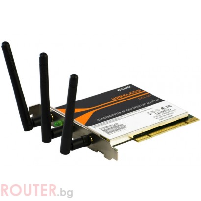 D-Link Wireless N 650 Draft 802.11n Wireless PCI Adapter