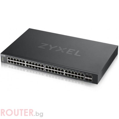 ZYXEL XGS1930-52, 52 портов управляем L3, 48x Gigabit, 4x SFP+ порта 