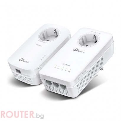 PowerLine адаптер TP-Link TL-WPA8631P ac Wi-Fi Kit AV1300 Gigabit