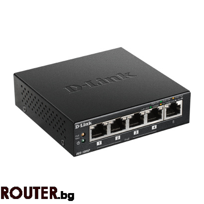 Мрежов суич D-LINK Комутатор DGS-1005P