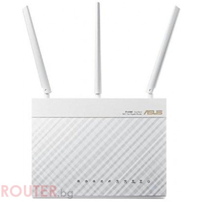 Безжичен рутер ASUS RT-AC68U, Двубандов AC1900, 600+1300 Mbps