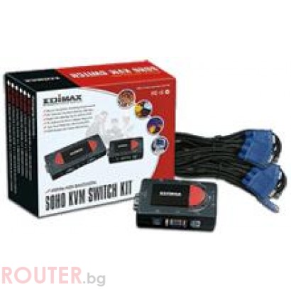 KVM Суич EDIMAX 4 port PS2