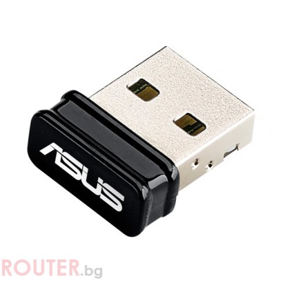 Мрежово устройство Asus Usb-n10 Nano Wireless-n150 Adapter Ieee 802.11b/g/n Usb2.0 USB-N10 NANO