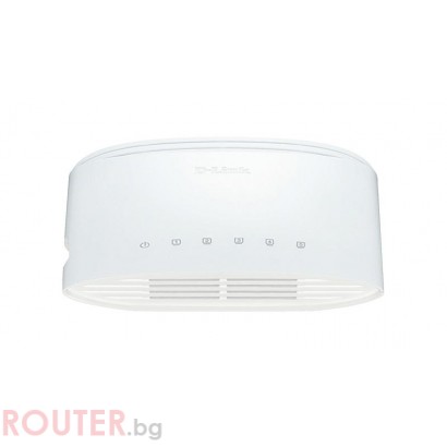 Суич D-Link DGS-1005D/E, 5 портов, 10/100/1000, Gigabit, DGS-1005D/E, Desktop