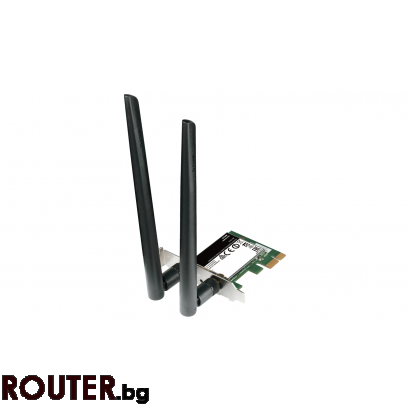 Безжична Wireless карта D-Link DWA-582, Dual band, AC 1200, 2.4/ 5GHz,  PCI Express