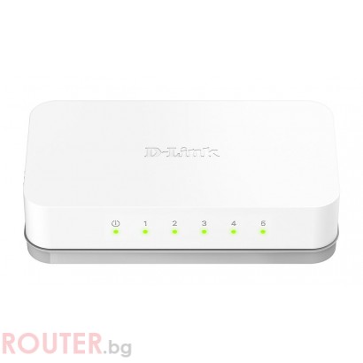 Суич D-Link GO-SW-5E/E, 5 портов 10/100 