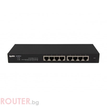 Суич ZYXEL GS1900, 8 портов управляем, Gigabit