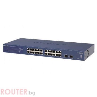 Мрежов суич NETGEAR GS724T-400EUS 24 port Gigabit Smart switch