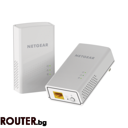 Адаптер NETGEAR PL1200 POWERLINE 1000, 1 Gigabit Port, 2 броя 