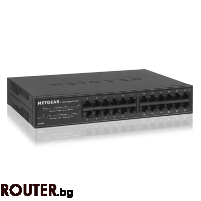 Мрежов суич NETGEAR GS324 16 port 