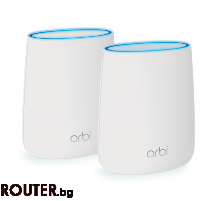 Рутер NETGEAR Orbi Router 4PT AC2200 (866 + 866 + 400 Mbps) Tri-band WiFi + Orbi Satellite