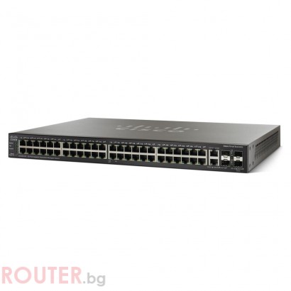 Мрежов суич CISCO SG500-52P 52-port Gigabit POE Stackable Managed