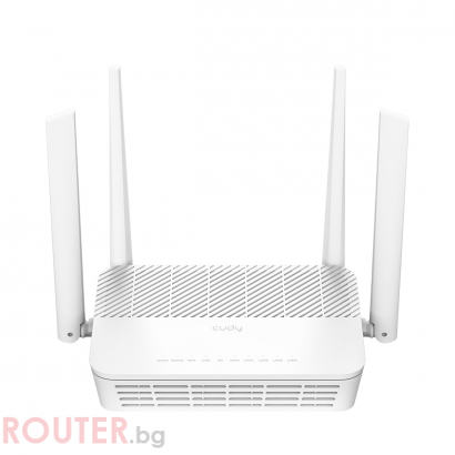 Безжичен рутер Cudy WR3000 WiFi6, AX3000, 4 Gigabit WAN/LAN Ports, 4 x 5dBi антени
