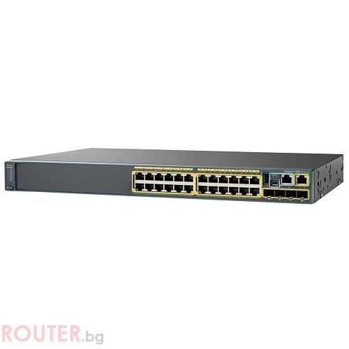 Мрежов суич CISCO Catalyst 2960-X 24 GigE WS-C2960X-24TD-L