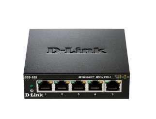Мрежов суич D-LINK 5-Port Gigabit Ethernet Metal Housing Unmanaged Switch